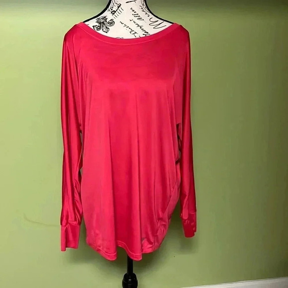 Old Navy Tops - Red Old Navy Loose Active Shirt Size Large